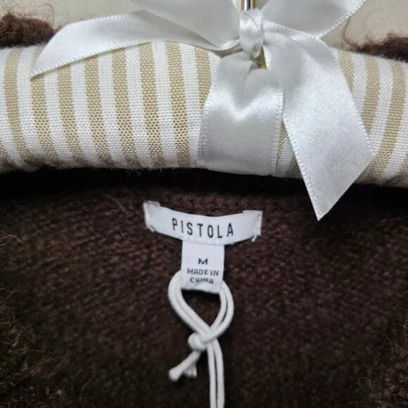 NWT Pistola Joy Sweater in Dark Roast M - Picture 9 of 12
